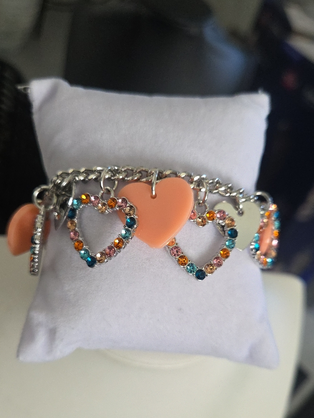 Paparazzi Heart Time Orange Bracelet NWT
